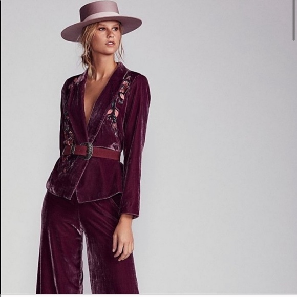 Free People Perfect Illusion Velvet Suit - Picture 2 of 7